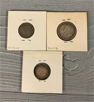 (3) Australian Silver Coins