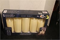 Led wax candles