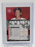 2003 UD 500th Career Home Run Mickey Mantle Relic