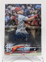 2018 Topps Chrome Harrison Bader Signature Rookie