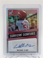 2018 Donruss Significant Signatures Willie McGee