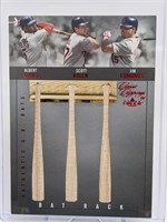 2004 Classic Clippings Pujols/Rolen/Edmonds Red