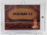 2011 Topps Leather Nameplate Matt Holliday #MGL-MH