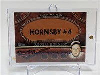 2011 Topps Leather Nameplate Rogers Hornsby