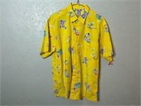 Vintage Hara Casual Patterned button up shirt