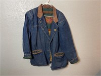Vintage Outback Red Casual Leather Games jacket
