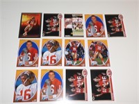 13 Joe Montana Football Cards