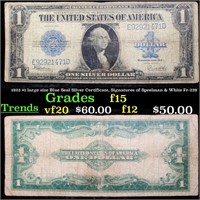 1923 $1 large size Blue Seal Silver Certificate, S