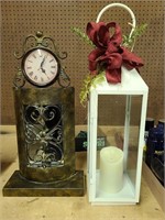 Clock & Candle Holder