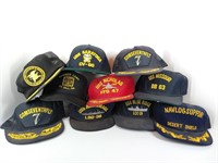 10 pc Military Style Caps