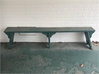 Wood Bench 6ft long 
17” tall
