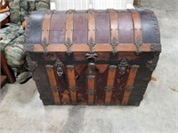 Ornate antique Steamer Trunk
