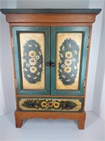 Painted Wood Small Cabinet