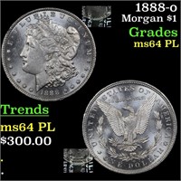1888-o Morgan $1 Grades Choice Unc PL