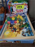 LOT CHILDRENS GAMES- I SPY- & OTHERS