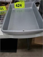 LOT HOME ESSENTIALS BAKING PANS NEW? W/ COVERS