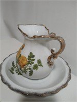 Vintage Pitcher and Dish