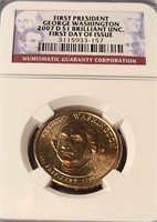 2007D Washington Dollar