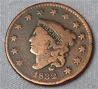 1832 Coronet Large Cent