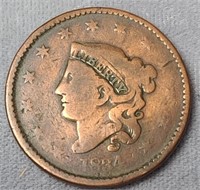 1834 Coronet Large Cent