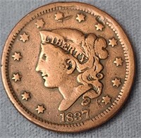 1837 Coronet Large Cent
