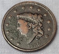 1835 Coronet Large Cent