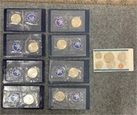 (9) U.S. Mint Silver Dollar Proof Sets