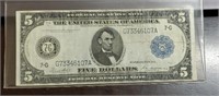 1914 U.S. Large $5 Federal Note