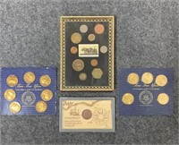 Variety of Foreign Coins & U.S. Tokens