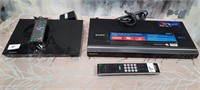 11 - PAIR OF SONY DISK PLAYERS W/REMOTES