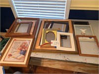LARGE ASSORTMENT OF FRAMES AND MATS