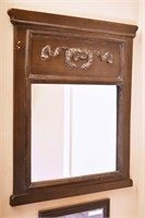 Large Wood Frame Mirror