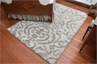 White & Gray Area Rug