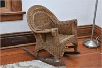 Sm Wicker Rocking Chair