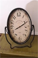 Cafe des Marguerites Standing Oval Clock