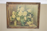PEONIES by Bessie Helstrom- A Gilbert Reproduction