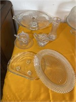 Mikasa ftd Cake Stand, Candlewick & Misc.