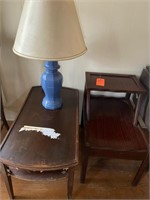 Small Coffee Table, Lamp Table, Lamp