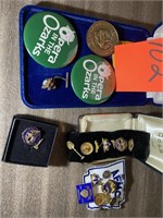 Vintage Buttons, Medals, Lapel Pins