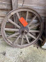 Antique Wood Wheel