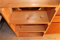 Solid Wood 5 Tier Book Shelf