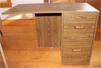 2 Drawer Wood Folding Desk