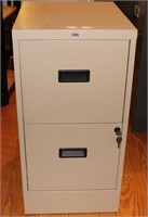 Hon 2 Drawer File Cabinet w/ Key