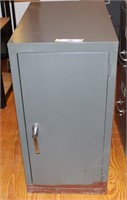 Vintage Metal Office Storage Cabinet
