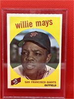 1959 Topps #50 Willie Mays Baseball Card