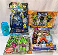 Action Figures - DC, Hulk, Ben10 & DC Crisis