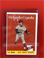 1958 Topps Orlando Cepeda #343 baseball card