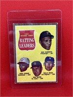 1962 Topps 1961 National Batting Leaders