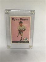1958 Topps Baseball #296 Ryne Duren (Rookie)