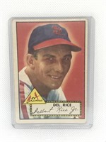 1952 Topps Baseball Card-#100 Del Rice